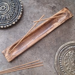 mango wood incense tray