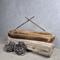 Oval Mango Wood Incense Tray