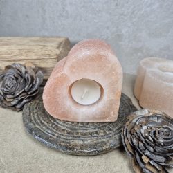 Himalayan salt tea light holder