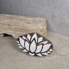 Daecour Lotus Logo Block Solid Rosewood Batik Stamp