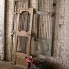 Antique Wood and Iron Door Wall Hanging