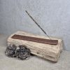 tulip mango wood incense tray