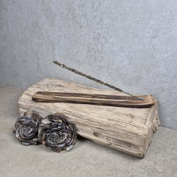 Burnt Mango Wood Incense Burner India