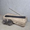 black mango wood incense tray