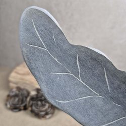 stone leaf incense tray