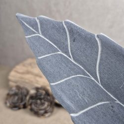 stone leaf incense tray