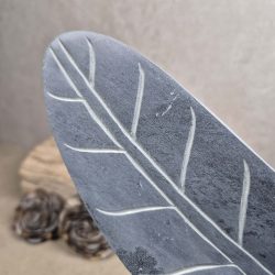 stone leaf incense tray