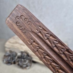 tulip mango wood incense tray