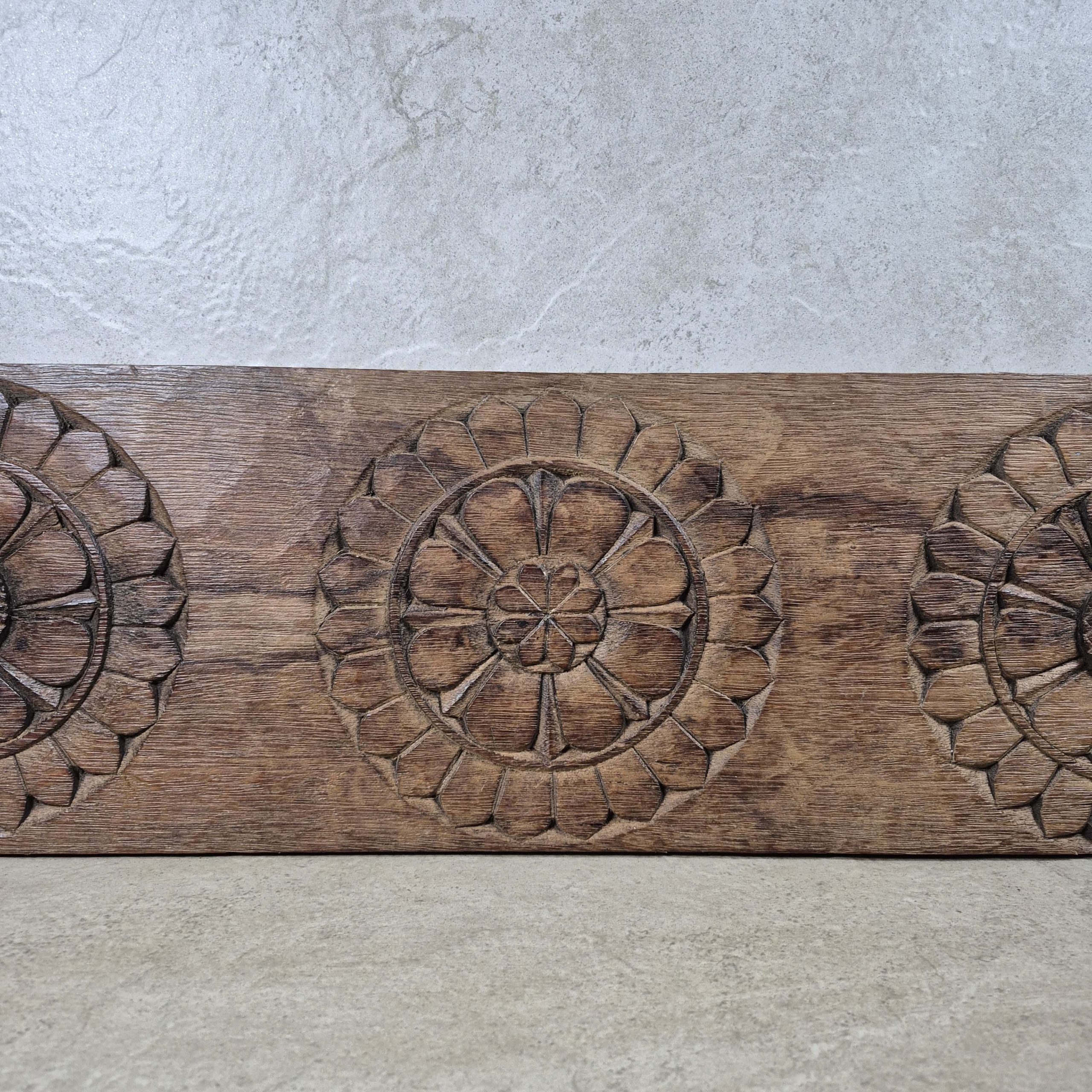 Vintage Architectural Wood Panel Wall Decor - Image 4