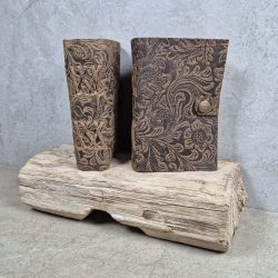 Genuine Leather Scroll Journal