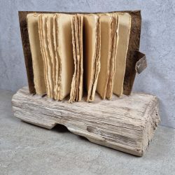 Genuine Leather Scroll Journal