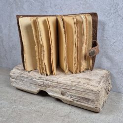 Genuine Leather Scroll Journal